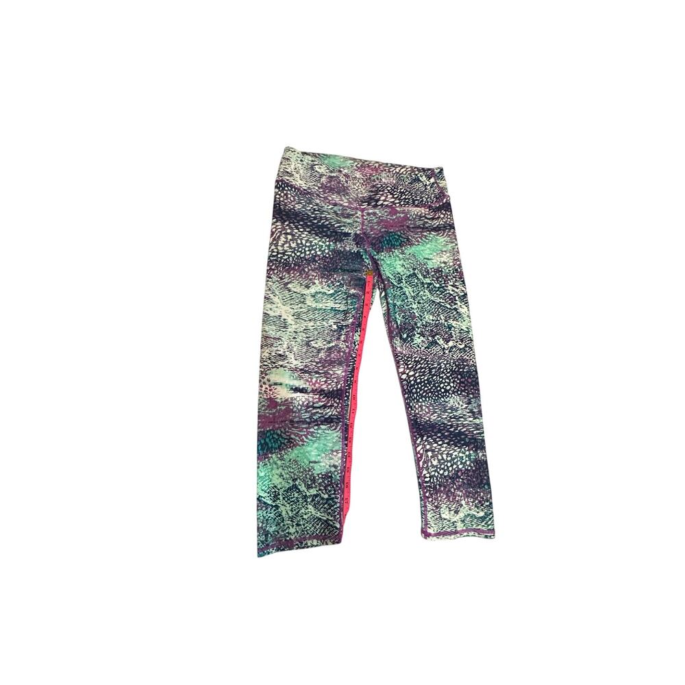 Fabletics Multicolor Abstract Cropped Leggings - … - image 4